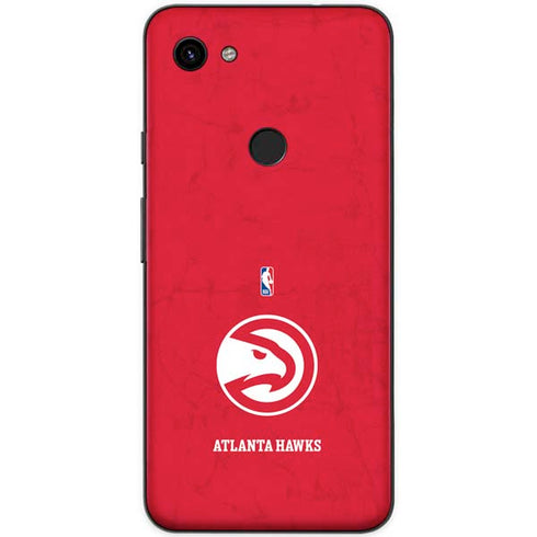 NBA Atlanta Hawks Distressed Google Pixel 3a XL Skin